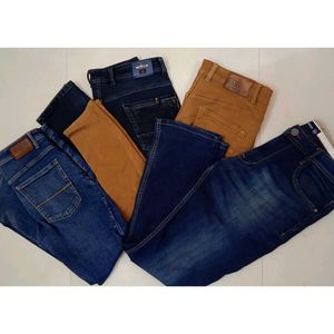 Combo Set of 4 Men's Denim Jeans - Various Styles