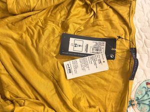 Mustard Yellow V-Neck Top