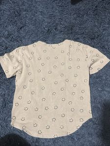 Smiley Face Graphic Tee