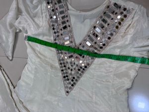 Elegant Mirror Work Kurta Set