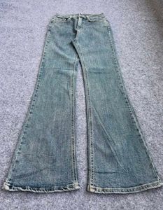 Classic Blue Denim Flare Jeans