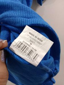 Blue Cropped T-Shirt