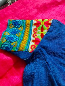 Vibrant Green Silk Saree