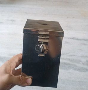 Vintage Metal Coin Bank