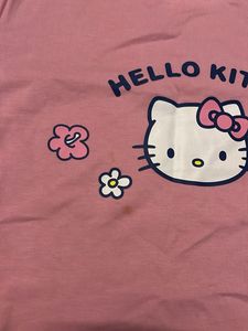 Hello Kitty Pink Cropped T-Shirt