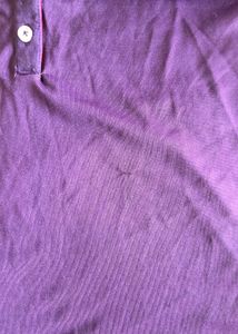 Cold Shoulder Purple Top