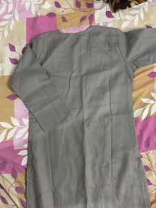grey long kurta