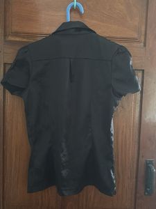 Elegant Black Button-Down Shirt