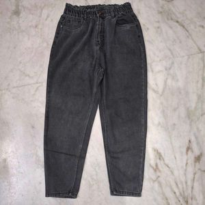 black grey High Waisted Jeans