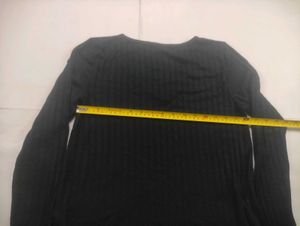 Hollister Ribbed Long Sleeve Top