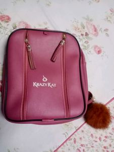 Krazy Kat Pink Backpack