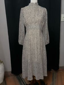 Chic Printed Long Sleeve Dress