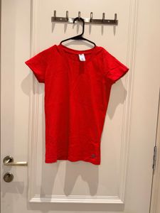 Red Casual T-Shirt