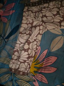 Elegant Floral Print Kurta set