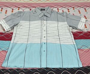 Men's Short Sleeve Striped Shirt