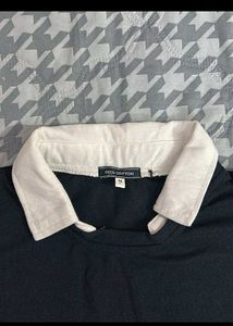 Classic Black &amp; White Long Sleeve Top