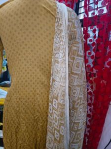 Yellow Kurta Set with Dupatta
