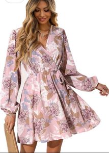 Sale!!Chic Floral Korean style Wrap Dress