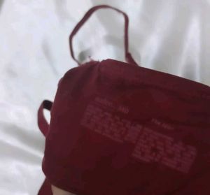 Maroon Padded Bra