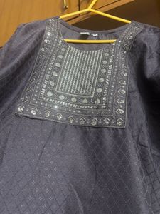 🆕 Embellished mauve Kurta