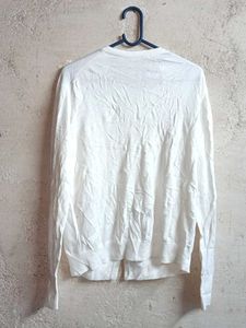 UNIQLO Winter Fashion Cardigan White