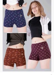 Comfortable 3 Ladies Bloomer Shorts