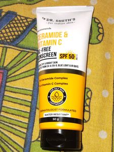 Dr. Sheth's Ceramide &amp; Vitamin C Sunscreen SPF 50
