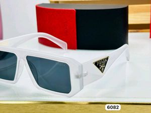 Stylish White Frame Sunglasses