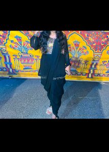 Elegant Black Kurta Set with Dupatta