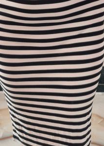 Striped Pencil Skirt