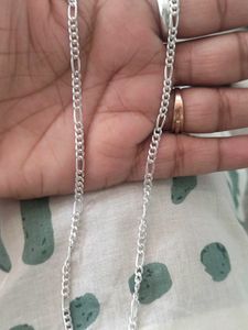 Sterling Silver Figaro Chain Necklace(20inches)