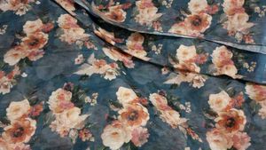 Floral Print Saree