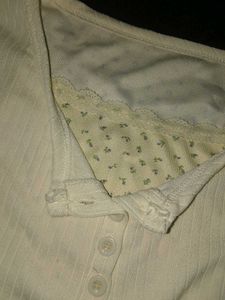Cozy Long Sleeve Henley Top (savana small size)