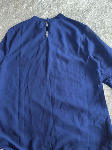 Chic Navy Bell Sleeve Top