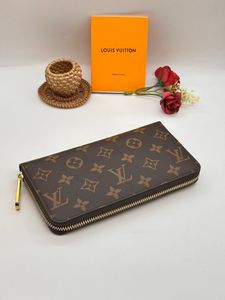 LV Monogram Zip Around Wallet