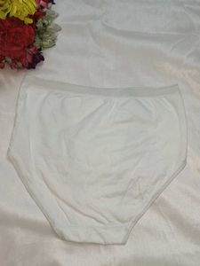 Comfortable White Lace Briefs