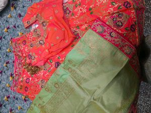 Heavy stylish lehanga choli with beautiful dup