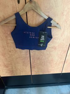 New zelocity by zivams Navy Blue Sports Bra