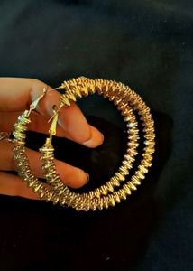 Dubai Brand New Golden Earrings
