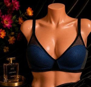 🇳🇿💫🎀Blue Mesh Trim Bra