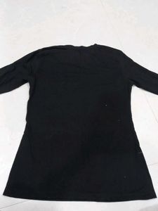 Black Long Sleeve Graphic Tee