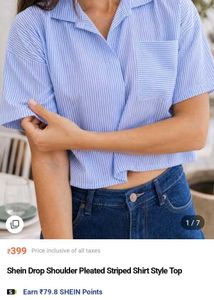 Blue Striped Shirt