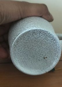 Sparkling Silver Textured Coffee Mug