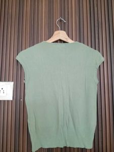 Embellished V-Neck Sleeveless Top