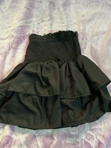 Tiered Ruffle Mini Skirt