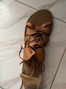 Raye &amp; Co. Lace Up Gladiator Sandals