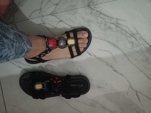 Black sandals