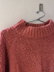 Cozy Mock Neck Teddy Sweater