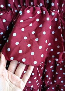 Chic Polka Dot Ruffle Dress