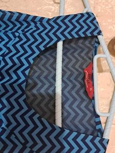 Bubble Hem Chevron Top/Dress